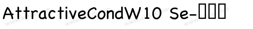 AttractiveCondW10 Se字体转换